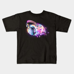 Headphone Galaxy Kids T-Shirt